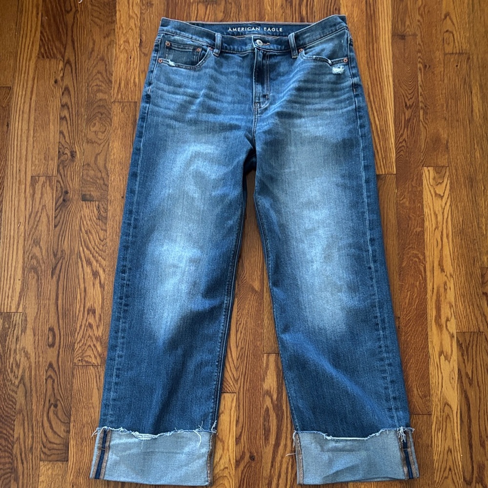 American Eagle Stovepipe Blue Jeans
